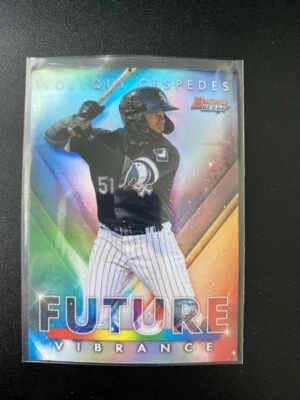 2021 Bowman's Best Bowman Future Vibrance #BFV14 Yoelqui Cespedes White Sox - Image 1 of 2