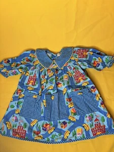 Chicken Noodle San Francisco Vintage School Bus Dress Girls 2T - Picture 1 of 7