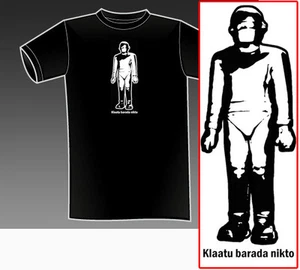 The Day the Earth Stood Still Gort "Klaatu barada niktu" T-Shirt Science Fiction - Bild 1 von 1