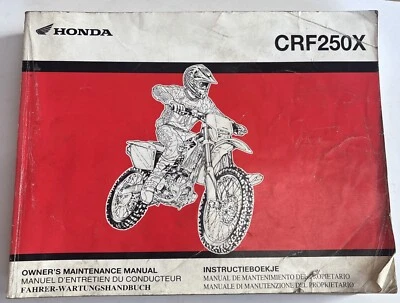 Honda CRF 250 X owners service manual  2005 #33 - Image 1 of 4