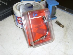 Goodridge, Chrome Brake Fitting, 03 MALE 90 Degree Long, 03-6048!# - Picture 1 of 11