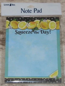 LEANIN TREE Lemons, Lemons, Squeeze the Day!~Note Pad 60 sheets~#63134 - Picture 1 of 1