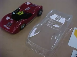 1/24 slotcar 1/24 scale Vintage CLEAR slot car body Plymouth Testor Mirage GT - Picture 1 of 6