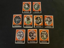 1972 SUNOCO FOOTBALL STAMPS   CIN CINNATI BENGALS   (10 DIFF.) AVG. EX-MT - NM