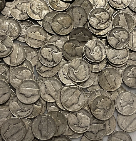 [Lot of 4 Coins] Silver War Nickels WWII 35% Silver - Choose How Many Lots of 4! Cover