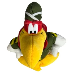 Nanco Looney Tunes Foghorn Leghorn Plush Toy 2003 Army Uniform 14” Rooster - Picture 1 of 12