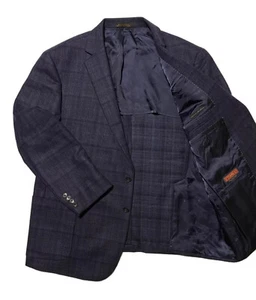 Jos A Bank Reserve Tailored Fit Halflined Wool & Cashmere Men Sport Coat 50R EUC - Picture 1 of 18