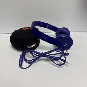 Auriculares con cable Beats By Dr. Dre Solo HD púrpura con cancelación de ruido (excelentes) - Imagen 1 de 10