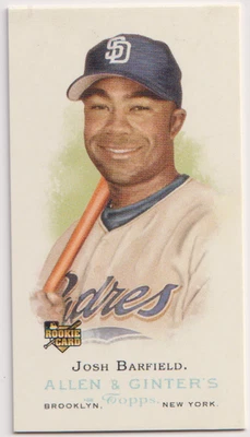 2006 Topps Allen & Ginter Mini #251 Josh Barfield RC San Diego Padres - Imagem 1 de 2