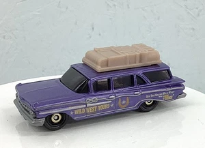 Chevy Wagon 2021 Matchbox MBX 1959 púrpura--suelto 1B21 - Imagen 1 de 3