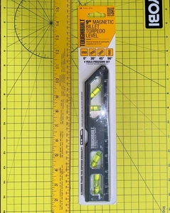 NEU TOUGHBUILT Aluminium 9 Zoll 4 Fläschchen Torpedo Wasserwaage TB-H2-L-9T-M - Bild 1 von 7
