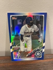2021 Topps Opening Day Blue foil DEE STRANGE-GORDON #79 🔥 Seattle Mariners - Picture 1 of 3