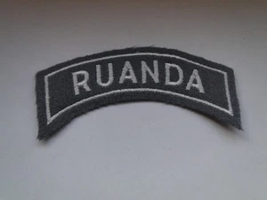 Bundeswehr Schulter Einsatzabzeichen  Ruanda  9x3  cm in grau - Bild 1 von 1