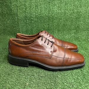 Ecco Helsinki Clásico Oxford Zapatos de Vestir Cuero Marrón EU 43 / US 9 - 9.5 - Imagen 1 de 12
