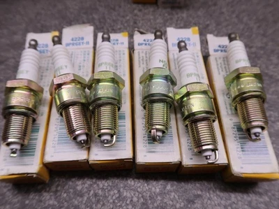 NGK SPARK PLUG BPR6EY-11 , set of 6 plugs,  New old stock - Image 1 of 3