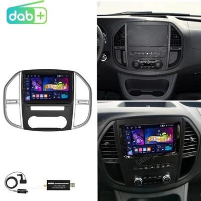 DAB+ Android 15 Carplay Autoradio Für Mercedes Benz Vito 3 W447 2014-2020 4+64G - Bild 1 von 4