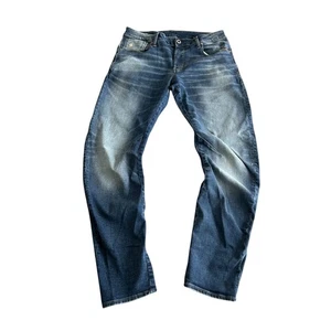 G Star Jeans Herren 32x29 Raw Arc 3D Slim Fit Distressed Blau Denim Hose - Bild 1 von 14