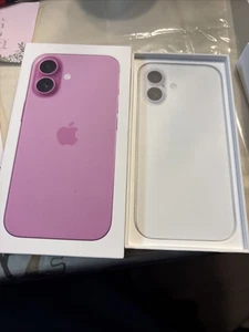 Apple iPhone 16 EMPTY BOX ONLY  Pink 128GB A3081 - Picture 1 of 2