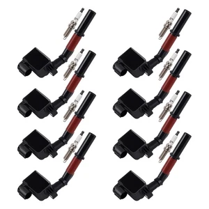 8x Ignition Coil & Spark Plug for Mercedes-Benz GL450 GL550 X166 4.7L 2013-2016 - Picture 1 of 12