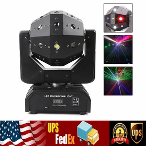 Moving Head Beam Licht 4in1 LED RGBW DMX DJ Bar Disco Club Party Bühnenbeleuchtung - Bild 1 von 19