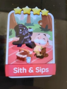Sith & Sips Set 18 4 Sterne Picknick Sith Mono_Poly Aufkleber - Bild 1 von 1