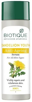 Biotique Dandelion Youth Anti-Ageing Serum| Ayurvedic and Organically 190ml - image 1 of 4