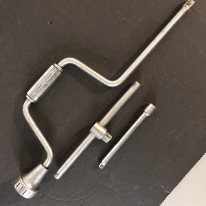 Vintage Menge 3 Craftsman V 1/2" Dr Speed Schraubenschlüssel & 9" T-Bar & 6" Verlängerung USA - Bild 1 von 8