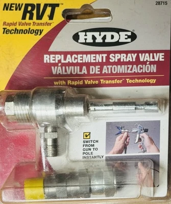 HYDE 28715 Paint Spray RVT Replacement Valve rebuild kit new in package - Image 1 of 2