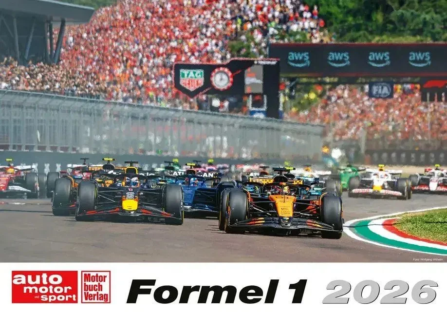 Formel 1 Kalender 2026 | Kalender | 14 S. | Deutsch | 2026 | Motorbuch Verlag