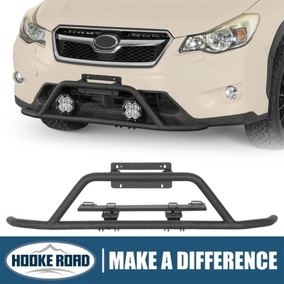 Hooke Road Rally light Bar Tubular Front Bumper for 13-17 Subaru XV Crosstrek Foto 1 de 4