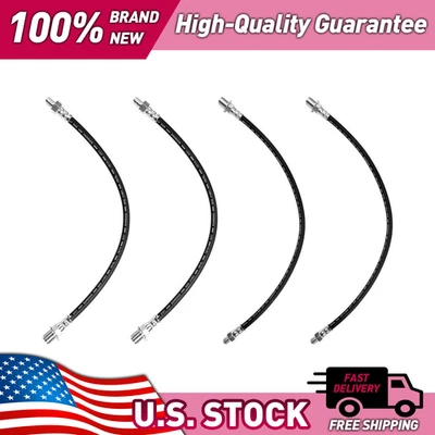4PCS Front Rear Brake Hydraulic Hose For 1958 International Harvester A100 Truck - Image 1 of 4