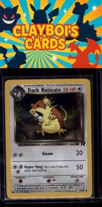 Dark Raticate Team Rocket Pokémon 51/82 Common Near Mint or Better - Picture 1 of 2