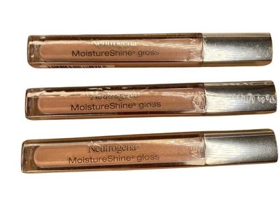 Neutrogena Moisture Shine Lip Gloss Natural Boost 200 Discontinued Lot Of 3 - Image 1 of 4