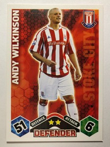 2009/10 Topps Match Attax Trading Card - Andy Wilkinson, Stoke City