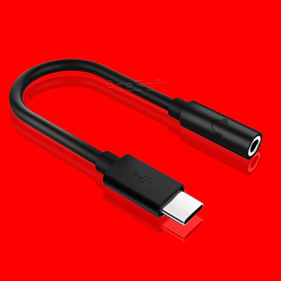 Adaptador de audio de alta estabilidad tipo C a 3,5 mm cable auxiliar chip DAC para OnePlus 9 EE. UU. Foto 1 de 1