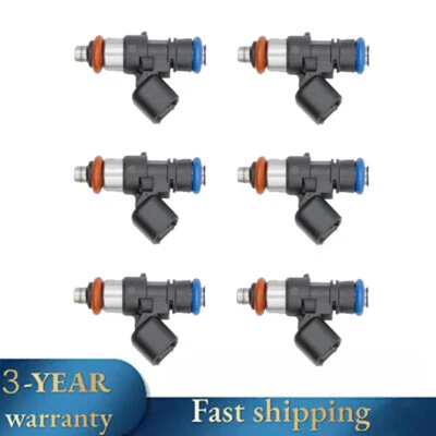 6PCS Fuel Injectors For Mazda CX-9 3.5L V6 2007 2008-2015 6 3.7L V6 2009-2013 - Image 1 of 4