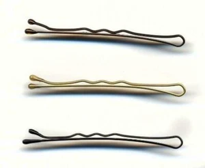 Hair Tools 2" Triple Wave Griffe (Box von 500) - schwarz, braun, blond - Bild 1 von 4