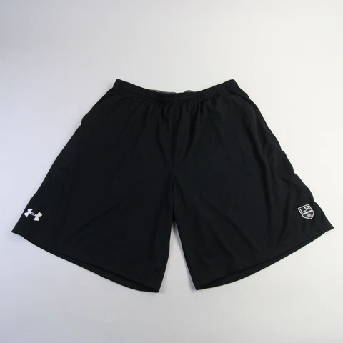 Los Angeles Kings Under Armour HeatGear Athletic Shorts Men's Black New Cover