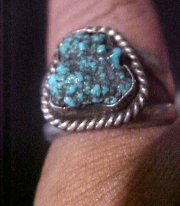 Vintage Türkis Ring Gr. 7 - Bild 1 von 6