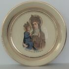 Saint Anne De Beaupre Quebec Cathedral Patron Collector Plate Hand Made Italy