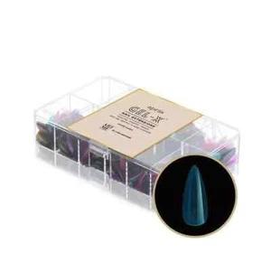 Apres Gel-X geformter Stiletto Medium Spitzen Box 10 Größen 500 Stück lebendige Farben - Bild 1 von 1