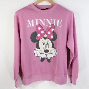 Disney Minnie Mouse Womens Crew Neck Long Sleeve  Sweatshirt Small - Picture 1 of 7