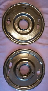 ORIGINAL Austin Healey BN1 REAR BRAKE PLATE set Powder Coated Condition Great. - Picture 1 of 3