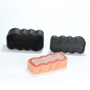 Bacon Bath Bomb Mold, DIY original BathBombs Set 3D Printed Kit - Picture 1 of 8