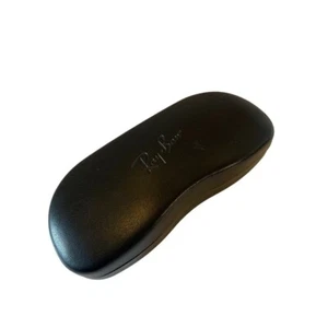 Ray-Ban Black Sunglasses Case Hard Clamshell Snap Hinge and Cleaning Cloth - Picture 1 of 5
