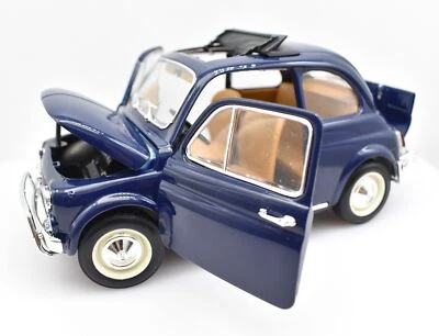 Modellino auto FIAT 500 L scala 1:16 Burago diecast modellismo da collezione car - Immagine 1 di 4