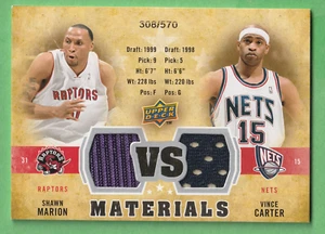Shawn Marion Vince Carter - 2009/10 Upper Deck VS Dual Materials /570 #VS-CM - Picture 1 of 2