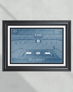 Boston Celtics TD Garden NBA Basketball Stadium Blueprint - Picture 1 of 4