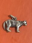 James Avery Retired Silver 3D Vintage Cougar Cat Charm