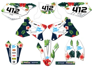 2005-2023 DRZ 400 SM TROPIC White Senge Graphics Kit Compatible with Suzuki - Picture 1 of 10